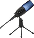 USB Condenser Gaming Microphone, Plug & Play, Precise Supercardioid Pickup Pattern, Professional Recording Quality,Computer Mobile Game Voice Microphone