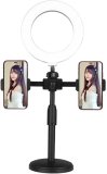 Mobile Desktop Live Streaming Bracket Position Beauty Fill Light Adjustable Disc Bracket