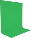 LimoStudio 5 x 10 ft. (W x H) Chromakey Green Background Backdrop Screen, Premium A+ Grade High Density > 150GSM Synthetic Material, Pre-Stitched Rod Pocket Loop, Chroma Key Video True Color, AGG2904