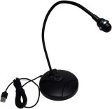 USB Computer Microphone with Mute/Volume Button,Plug&Play Condenser,Desktop, PC, Laptop, Mac, PS4 Mic LED Indicator -360 Gooseneck Design -Recording, YouTube, Gaming, Streaming (Omnidirectional)