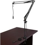 Auray BAE-2X Two-Section Broadcast Arm with External Springs & Integrated XLR Cable
