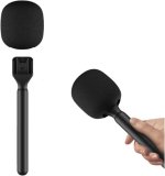 Interview Microphone Interview Handheld Adapter for Mic 1/2 for Rode II for Hollyland Lark 150, Foam Lightweight Cordless Mic Holder, Interview Lavalier Microphone Adapter