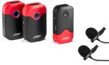 Joby Wavo Air 2.4Ghz Wireless Microphone System with Two Transmitters Designed Mounting System, Vlogging, Filmmaking, Interview, Smartphone, Camera…