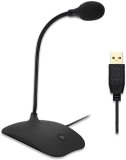 USB Mic for Computer, Plug Play Professional PC Mic Desktop Condenser Mic Compatible with/for Recording, Gaming
