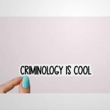 Criminology is Cool Funny Crime Stickers True Crime Podcasts Stickers Funny Stickers Crime Laptop Decals Crime Tumbler Stickers Laptop Stickers Wine Tumbler Sticker Water Bottle Sticker jx321