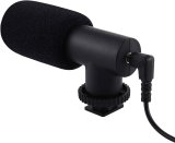 PULUZ 3.5mm Audio Stereo Recording Professional Interview Microphone for DSLR & DV Camcorder, Smartphones