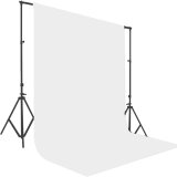 10×10 ft White Backdrop Curtain for Photography, Also Serving as Background for Golf Simulators for Home, Streaming Backdrop, Podcast Background, Zoom Backdrop.