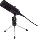 Professional USB Capacitor Microphone Computer Recording Microphone with Volume Adjusting Microphone for PC Notebook Computer Microphone