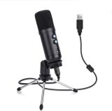 VejiAMetal USB Microphone for Computer Condenser PC Microphone for Windows Gaming, Podcast,Chatting, Blue