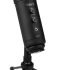 USB Microphone, Professional USB Condenser Microphones for PC Computer Laptop Singing Gaming Streaming Recording Studio YouTube Video Microfon (Color : Black)