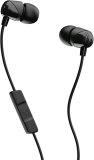 Skullcandy Jib In-Ear Wired Earbuds, Noise Isolating Sound, Microphone, Works with Bluetooth Devices and Computers – Black