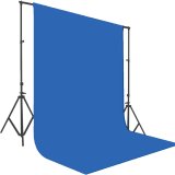 10×10 ft Royal Blue Backdrop Curtain for Photography, Also Serving as Background for Golf Simulators for Home, Streaming Backdrop, Podcast Background, Zoom Backdrop.