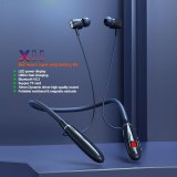 63H Playback Time Bluetooth 5.3 Neckband Bluetooth Headphones, in Ear Wireless Earphones with Digital Display, Game Mode, 7 EQ Modes, Support TF Card, Multi-point Connection, USB-C Fast Charging