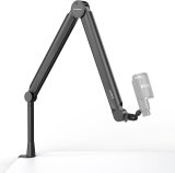 IXTECH Premium Microphone Boom Arm, 360° Rotatable, Fully Adjustable, for Podcast, Video, Gaming, Radio, Studio, Recording, Sturdy Metal Design, Universal Brand Compatibility