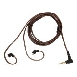 Headphone Sound Cable, Noise Reduction Earphone Replacement Cable, Right Angle Plug Headphone Cable for AS12 AS16 Zax ASF