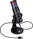 USB Microphone, Gaming Mic for PS4/ 5/ Phone/Laptop/PC,Condenser Microphone with Touch Mute, Dynamic RGB Lighting, Gain Knob, Plug and Play, Noise Reduction, for Streaming, Podcasting