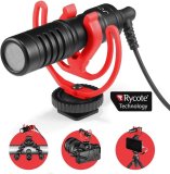 JOBY JB01643-BWW Wavo Mobile Compact On-Camera Microphone with Rycote Shock Mount, Deadcat Windscreen for Smartphone, iPhone Microphone, Smartphone Microphone, Professional Microphone, Vlogging