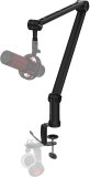 IXTECH Microphone Boom Arm with Desk Mount, 360° Rotatable, Adjustable and Foldable Scissor Mounting for Podcast, Video Gaming, Radio and Studio Audio, Sturdy and Universal – Elegance Model