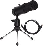 E105 USB Microphone, Computer Microphone Kit for Streaming Podcasting Gaming Meeting 192kHz/24bit Mic