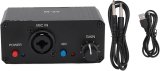 FLEXMAN Microphone Preamp, High Gain 48V Phantom Power XLR Output Mic Preamplifier, Portable Microphone Preamp Booster for Professional Studios Recording Podcasting