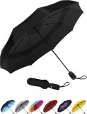 Repel Umbrella Windproof Travel Umbrellas for Rain – Easy Auto Open Close, Durable & Compact Umbrella, Strong Fiberglass Frame, Waterproof Canopy – Backpack, Purse, Portable Umbrella for Travel