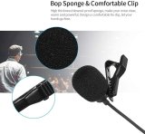 Microphone Condenser Microphone Extraordinary Sound Quality Suitable for Mobile Phones Tablet PCs, Black