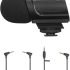 Navitech Red Podcast Microphone Shock Proof Carry Case Compatible with The Samson Go Mic