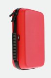 Navitech Red Podcast Microphone Shock Proof Carry Case Compatible with The Audio-Technica AT2020USB