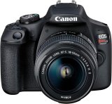 Canon EOS Rebel T7 EF-S DSLR Camera with 18-55mm Lens, Built-in Wi-Fi, 24.1 MP CMOS Sensor, DIGIC 4+ Image Processor and Full HD Videos