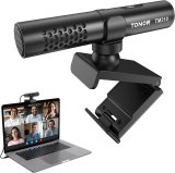 TONOR USB Conference Microphone for Laptop, Adjustable Computer PC Mic with Mute Button & LED Indicator for Video Call Meeting, Microfono for Desktop Zoom Skype YouTube, Plug-Play for MacOS Windows