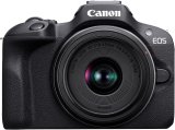 Canon EOS R100 RF-S18-45mm F4.5-6.3 is STM Lens Kit, Mirrorless Camera, RF Mount, 24.1 MP, Continuous Shooting, Eye Detection AF, Full HD Video, 4K, Lightweight, Wi-Fi, Bluetooth, Content Creation