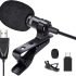 USB Microphone, 360 Degree Omnidirectional Conference Microphone, ABS Material, Plug and Play to Save Space, Suitable for KTV, Internet Chat, MSN, SKype