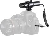 Sevenoak SK-SVM10 Aluminum Stereo Video Condensor Microphone with Deadcat, Shockmount, Soft & Hard Cases for Nikon, Sony and Canon DSLR Cameras and Camcorders