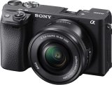 Sony Alpha A6400 Mirrorless Camera: Compact APS-C Interchangeable Lens Digital Camera with Real-Time Eye Auto Focus, 4K Video, Flip Screen and 16-50mm Lens – E Mount Compatible Cameras – Ilce-6400L/B